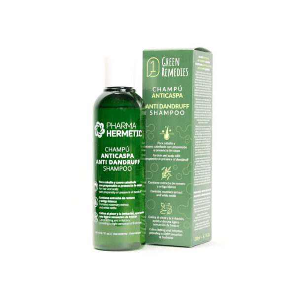 Anti Dandroff - pharma hermetic Green Remedies Šampon protiv peruti - 200 ml